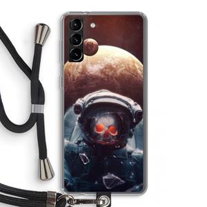 CaseCompany Voyager: Samsung Galaxy S21 Plus Transparant Hoesje met koord