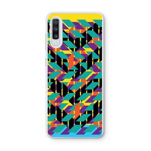 CaseCompany Skew Bee 1: Samsung Galaxy A70 Transparant Hoesje