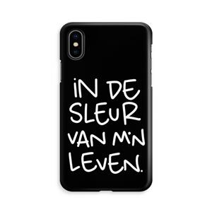 CaseCompany De Sleur: iPhone X Volledig Geprint Hoesje