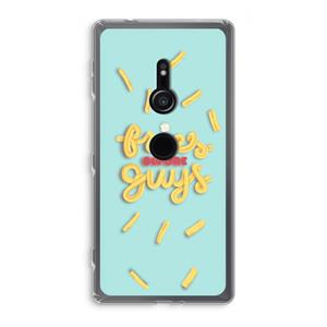CaseCompany Always fries: Sony Xperia XZ2 Transparant Hoesje
