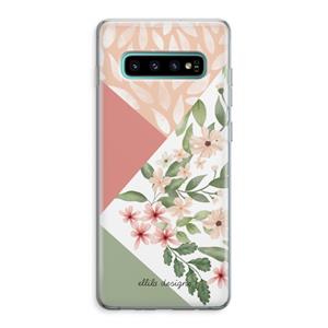 CaseCompany Sweet heaven geometrics: Samsung Galaxy S10 Plus Transparant Hoesje