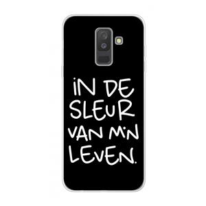 CaseCompany De Sleur: Samsung Galaxy A6 Plus (2018) Transparant Hoesje