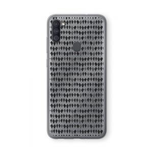 CaseCompany Crazy shapes: Samsung Galaxy A11 Transparant Hoesje