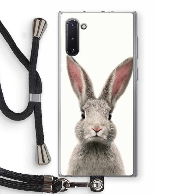CaseCompany Daisy: Samsung Galaxy Note 10 Transparant Hoesje met koord