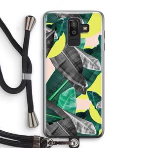 CaseCompany Fantasie jungle: Samsung Galaxy J8 (2018) Transparant Hoesje met koord