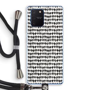 CaseCompany Crazy shapes: Samsung Galaxy Note 10 Lite Transparant Hoesje met koord