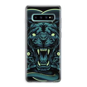 CaseCompany Cougar and Vipers: Samsung Galaxy S10 Plus Transparant Hoesje