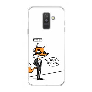 CaseCompany GSM secure: Samsung Galaxy A6 Plus (2018) Transparant Hoesje