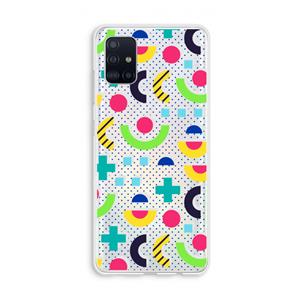 CaseCompany 8-bit N°1: Galaxy A51 4G Transparant Hoesje