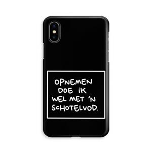 CaseCompany Schotelvod: iPhone X Volledig Geprint Hoesje