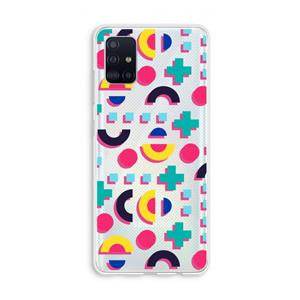 CaseCompany 8-bit N°2: Galaxy A51 4G Transparant Hoesje