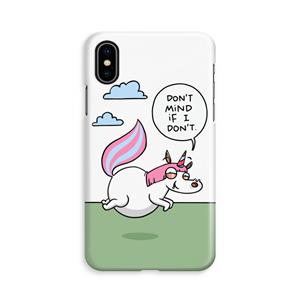 CaseCompany Unicorn: iPhone X Volledig Geprint Hoesje
