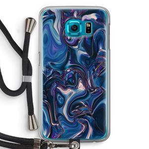 CaseCompany Mirrored Mirage: Samsung Galaxy S6 Transparant Hoesje met koord