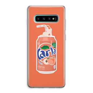 CaseCompany S(peach)less: Samsung Galaxy S10 Plus Transparant Hoesje
