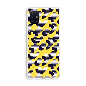 CaseCompany 8-bit N°3: Galaxy A51 4G Transparant Hoesje