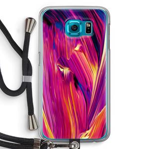 CaseCompany Phoenix: Samsung Galaxy S6 Transparant Hoesje met koord
