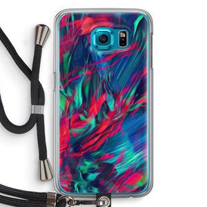 CaseCompany Pilgrims Of The Sea: Samsung Galaxy S6 Transparant Hoesje met koord