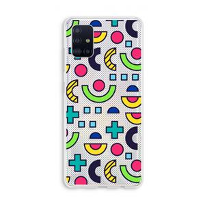 CaseCompany 8-bit N°6: Galaxy A51 4G Transparant Hoesje