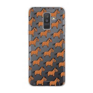 CaseCompany Pony: Samsung Galaxy A6 Plus (2018) Transparant Hoesje