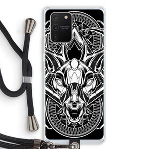 CaseCompany Oh Deer: Samsung Galaxy S10 Lite Transparant Hoesje met koord