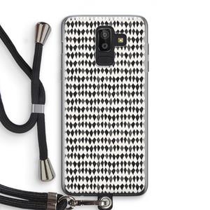 CaseCompany Crazy shapes: Samsung Galaxy J8 (2018) Transparant Hoesje met koord