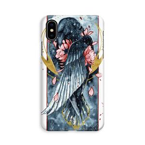 CaseCompany Golden Raven: iPhone Xs Volledig Geprint Hoesje