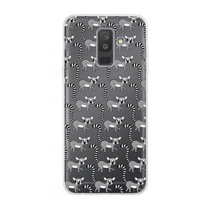 CaseCompany Makis: Samsung Galaxy A6 Plus (2018) Transparant Hoesje