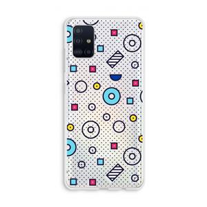 CaseCompany 8-bit N°9: Galaxy A51 4G Transparant Hoesje