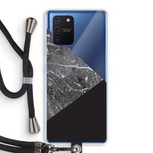 CaseCompany Combinatie marmer: Samsung Galaxy Note 10 Lite Transparant Hoesje met koord