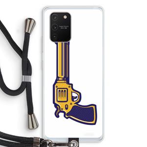 CaseCompany Pew Pew Pew: Samsung Galaxy S10 Lite Transparant Hoesje met koord