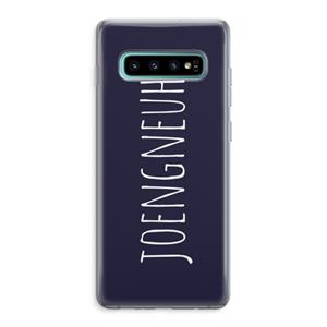 CaseCompany Joengneuh!: Samsung Galaxy S10 Plus Transparant Hoesje