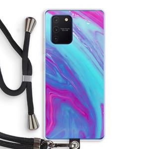 CaseCompany Zweverige regenboog: Samsung Galaxy Note 10 Lite Transparant Hoesje met koord