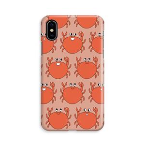 CaseCompany Krab: iPhone X Volledig Geprint Hoesje