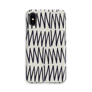 CaseCompany Marrakech Zigzag: iPhone Xs Volledig Geprint Hoesje