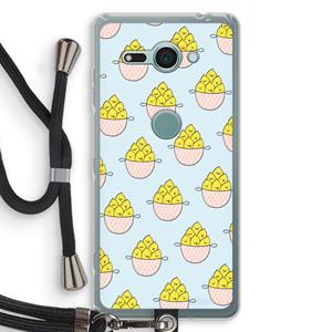 CaseCompany Citroenen: Sony Xperia XZ2 Compact Transparant Hoesje met koord