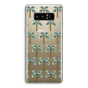 CaseCompany Paradise: Samsung Galaxy Note 8 Transparant Hoesje