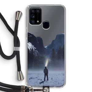CaseCompany Wanderlust: Samsung Galaxy M31 Transparant Hoesje met koord