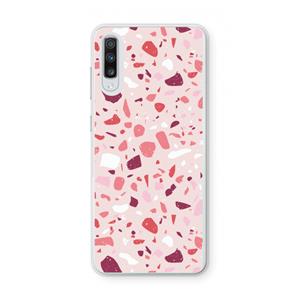 CaseCompany Terrazzo N°15: Samsung Galaxy A70 Transparant Hoesje