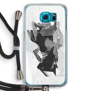CaseCompany House: Samsung Galaxy S6 Transparant Hoesje met koord