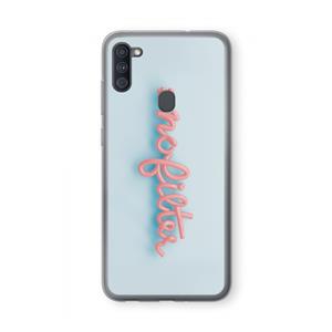CaseCompany nofilter: Samsung Galaxy A11 Transparant Hoesje