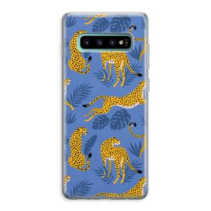CaseCompany Luipaard: Samsung Galaxy S10 Plus Transparant Hoesje