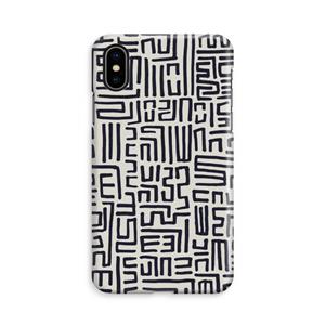 CaseCompany Moroccan Print: iPhone Xs Volledig Geprint Hoesje