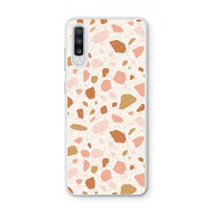 CaseCompany Terrazzo N°18: Samsung Galaxy A70 Transparant Hoesje