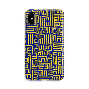 CaseCompany Majorelle Blue Print: iPhone Xs Volledig Geprint Hoesje