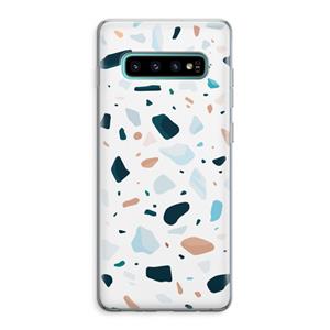 CaseCompany Terrazzo N°13: Samsung Galaxy S10 Plus Transparant Hoesje
