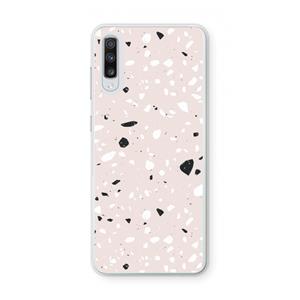 CaseCompany Terrazzo N°20: Samsung Galaxy A70 Transparant Hoesje
