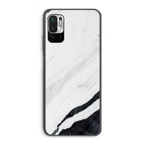 CaseCompany Elegante marmer: Xiaomi Redmi Note 10 5G Transparant Hoesje