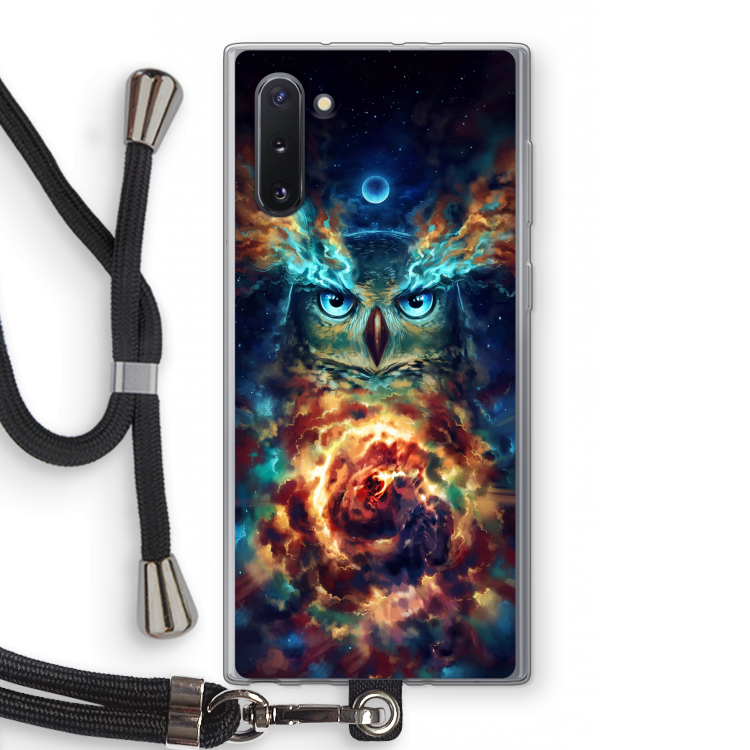 CaseCompany Aurowla: Samsung Galaxy Note 10 Transparant Hoesje met koord