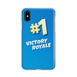 CaseCompany Victory Royale: iPhone Xs Volledig Geprint Hoesje