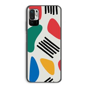 CaseCompany Illustratieve pop 1: Xiaomi Redmi Note 10 5G Transparant Hoesje